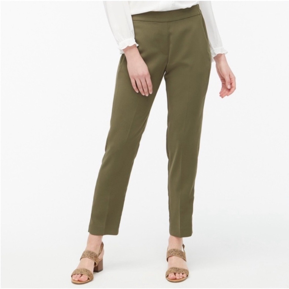 J Crew Jamie pant in Olive Green size 6 NWT‎ BS995